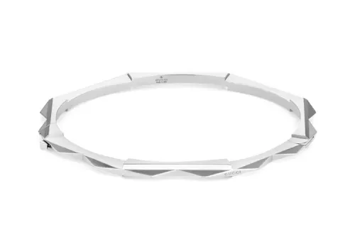 GUCCI Link To Love Series Bangles Women's Silver