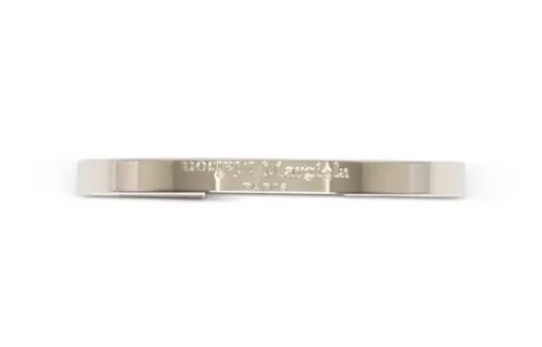 Maison Margiela 925 Sterling Silver Bangles Men's Silver