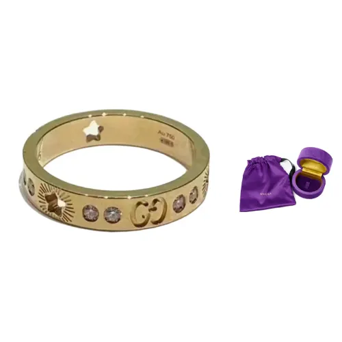 GUCCI Icon 18K Gold Rings Unisex