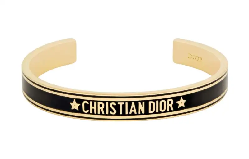 DIOR 21th Century Enamel Code Cuff Bracelet Costume Bracelet