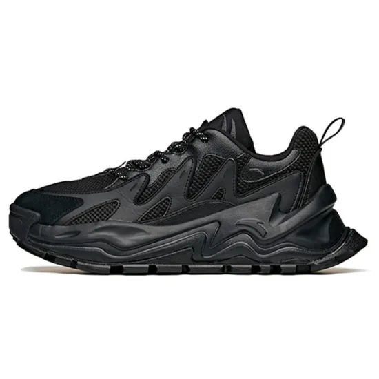 ANTA Hot Chunky Sneakers Men Low-Top Black