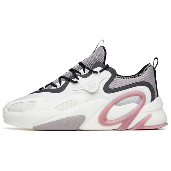 Anta AT91 Low-Top Skateboard Shoes Women's White Gray