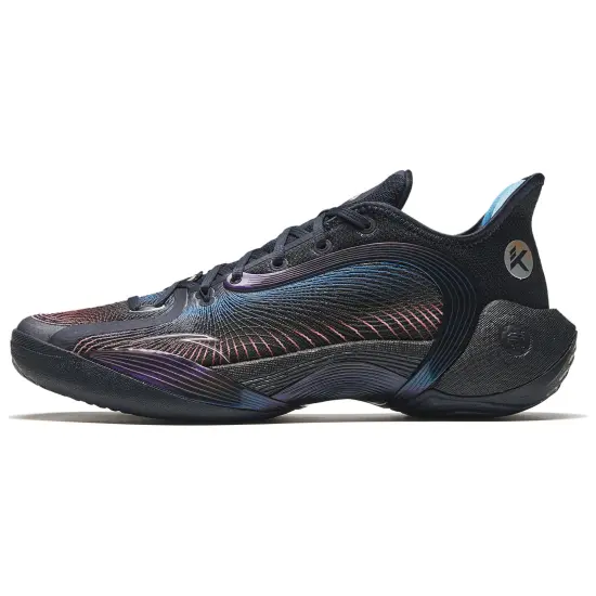 Anta 3 Point Rain 2 Cushioned Slip Resistant Low Top Basketball Shoes Men's Midnight Blue