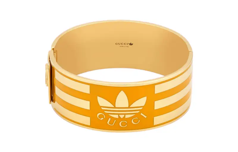 GUCCI Adidas X Gucci Collaboration Collection Metal Bangles Women's