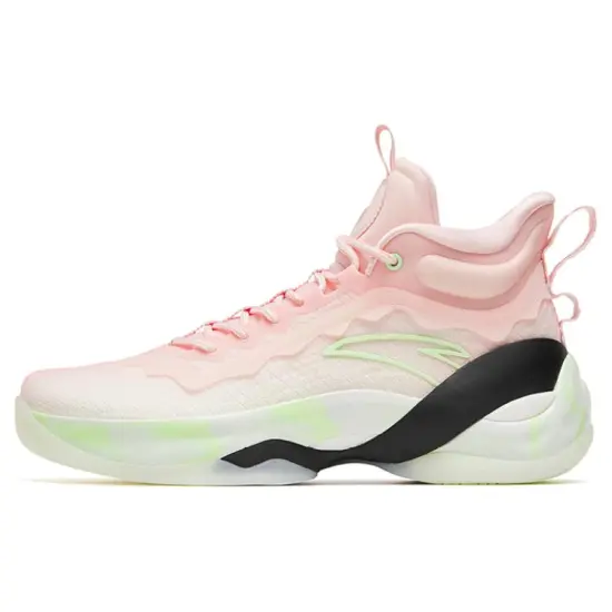ANTA KT7 Pro Basketball Shoes Men High-Top Pink/Cyan/Black