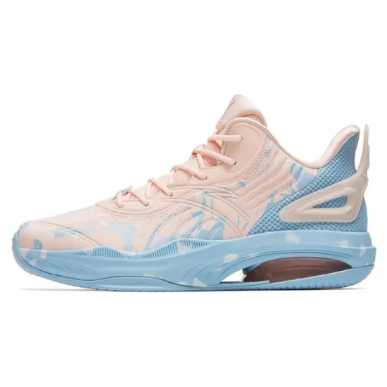 ANTA KT3 Basketball Shoes Men Low-Top Blue Pink