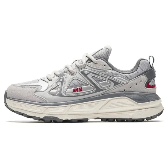 ANTA Engine Casual Shoes Women's Low-Top Gray/Silver