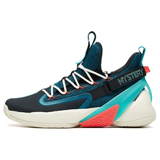 ANTA UFO2.0 Basketball Shoes Men Low-Top Blue Black White