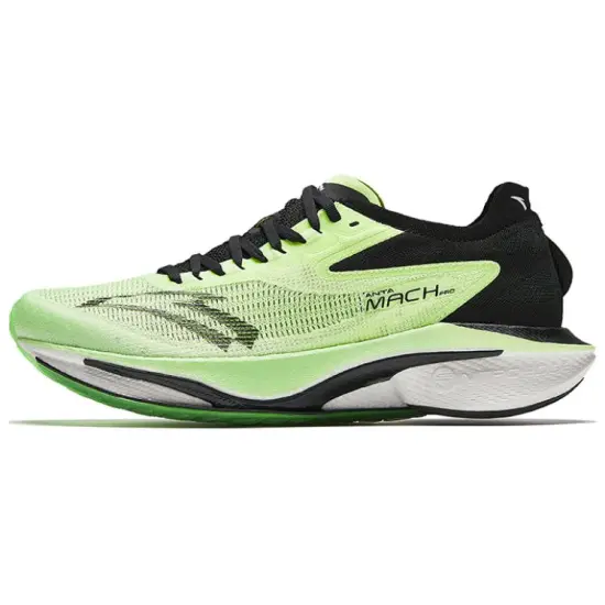 ANTA MACH Mach 4.0 Running Shoes Men Low-Top Mint Green/Elf Yellow/Basic Black
