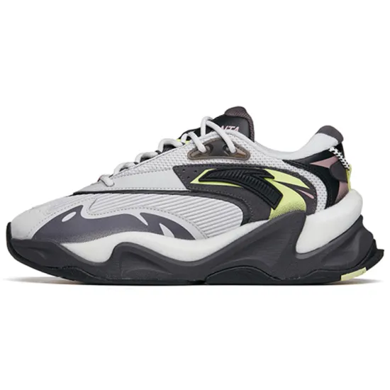 ANTA Pulse Casual Shoes Men Low-Top Microchip Gray/Stone Gray