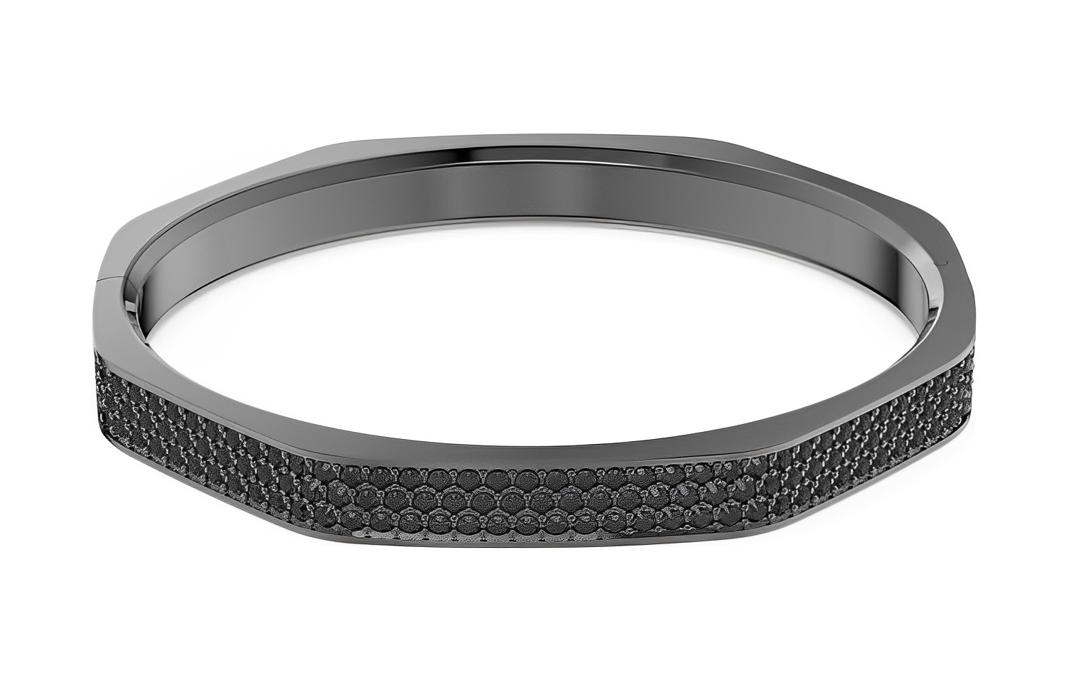 Женский браслет Swarovski Dextera (черный)