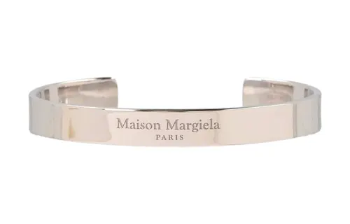 Maison Margiela Logo Engraved Bangle Bracelet