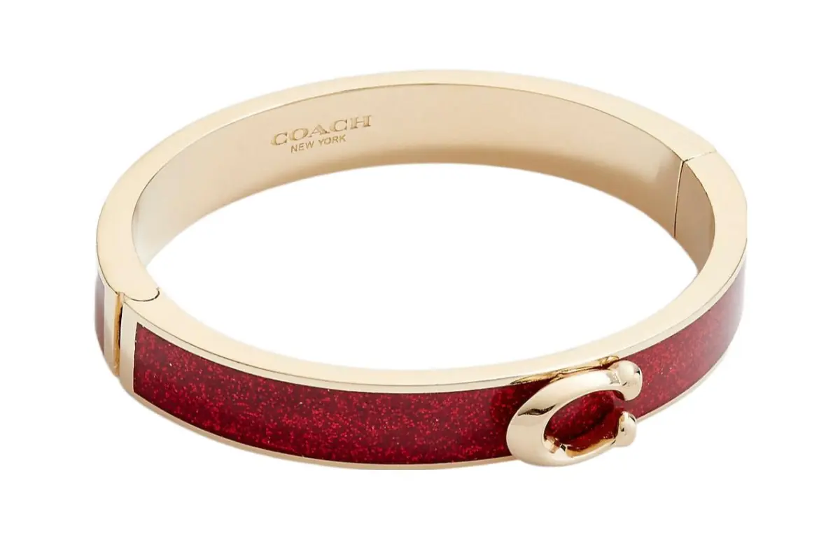 COACH Bangles Women's Gold/Red