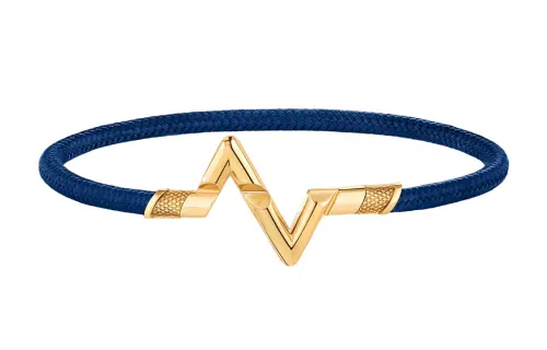 LOUIS VUITTON Volt 18K Gold Bangles Unisex