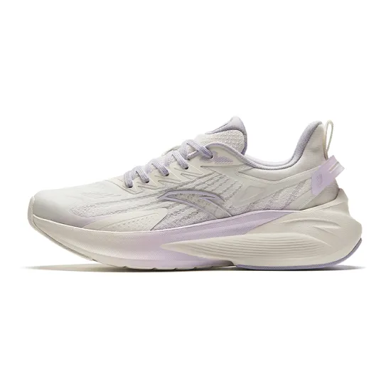 Anta Stinger 5 Cushioning Wear Resistant Low Top Casual Running Shoes Women's White Purple