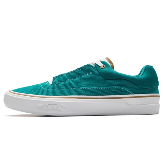 ANTA Ao Li Skateboard Shoes Men Low-Top Emerald/Ivory White