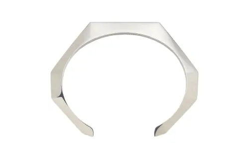 Bottega Veneta Bangles Men's Silver