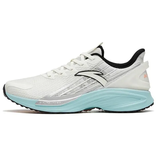 ANTA A-Grip Pro Running Shoes Men Low-Top White Blue