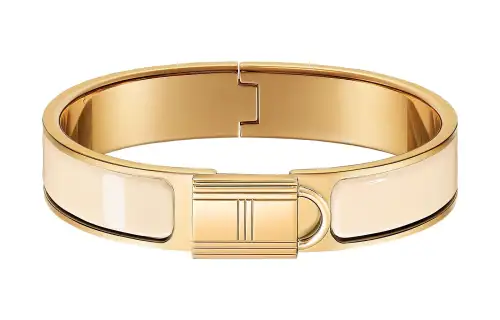 HERMES Clic Bangles Women's Gold
