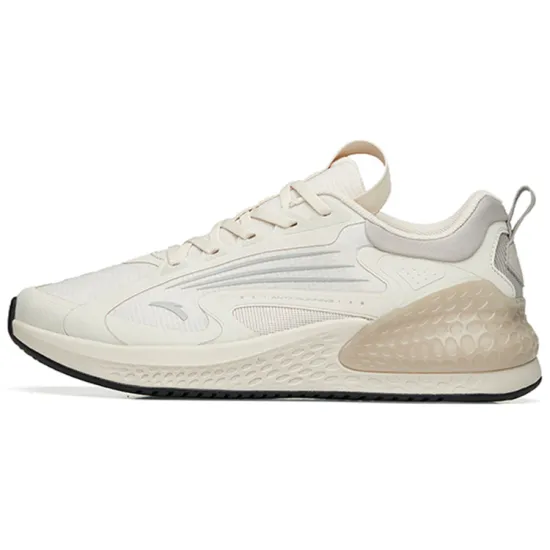 ANTA C37+ Running Shoes Men Low-Top Mud Sand Gray/Iron Man Gray