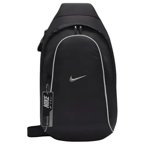 Nike Sportswear Essentials Nylon With Polyester Sling Bag Regular Unisex Black