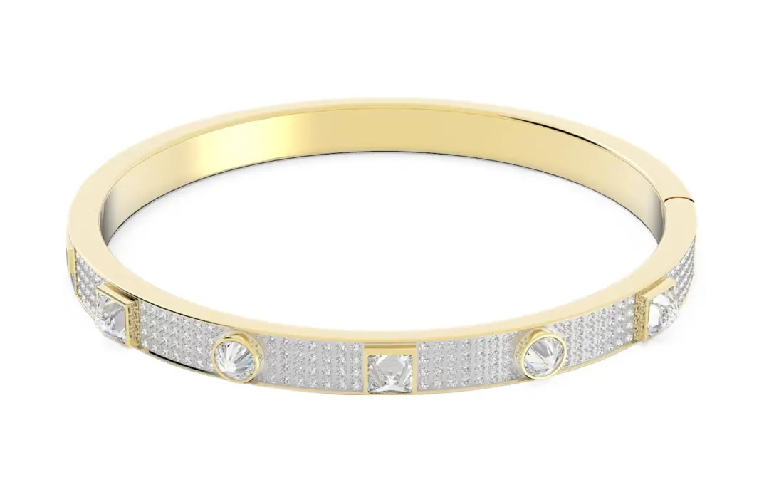 Swarovski Synthetic Cubic Zirconia Bangles Women's White