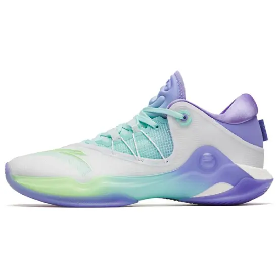 ANTA Skyline 1 Basketball Shoes Men Low-Top White Purple
