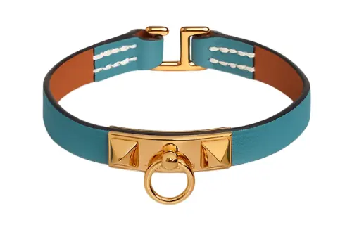 HERMES Rivale Bangles Women's Blue
