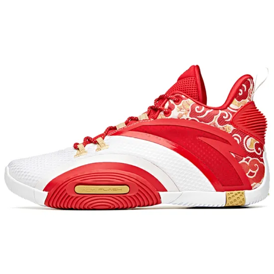 Anta UFO3.0 Low Top Performance Basketball Shoes Men's White Gold