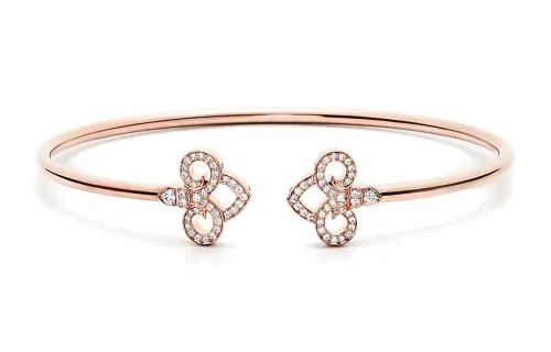 TIFFANY & CO. 18K Rose Gold Bangles Unisex Rose Gold