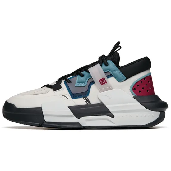 ANTA Bastard Casual Shoes Men Low-Top One Gray/Black/Red