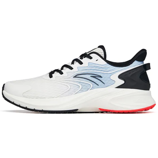 Anta Gazelle 1.0 Cushioning Anti-Slip Wear-Resistant Breathability Low-Top Running Shoes Men's White Black Blue