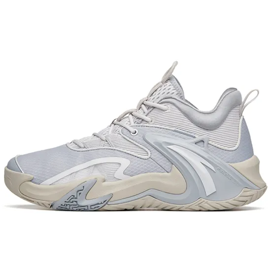 ANTA Airspace 3 Basketball Shoes Men Low-Top Misty Gray/Light Silver Gray