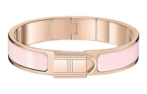 HERMES Cadenas Enamel Bangles Women's