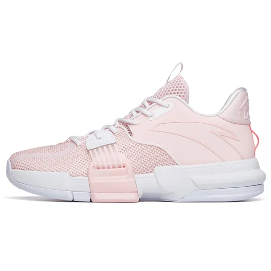 ANTA Craze 1 Basketball Shoes Men Mid-Top Apricot Pink/ANTA White