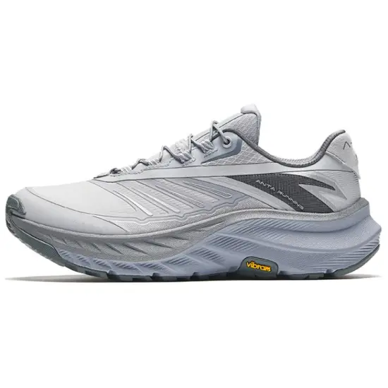 ANTA Explore The Wilderness Running Shoes Women's Low-Top Mudstone Gray/Silver