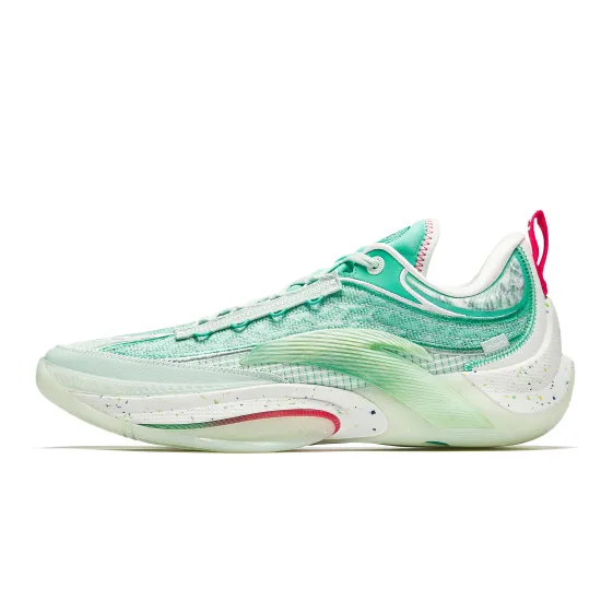 InstANTAneous 1 Basketball Shoes Men Low-Top Parrot Green/Windy Green/Papyrus White