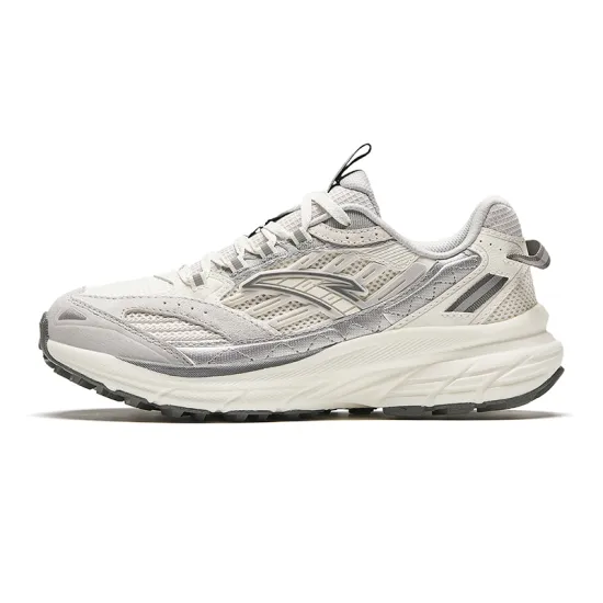 ANTA AT957 Running Shoes Women's Low-Top White Gray