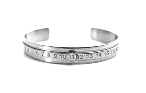 Maison Margiela Bangles Unisex Silver