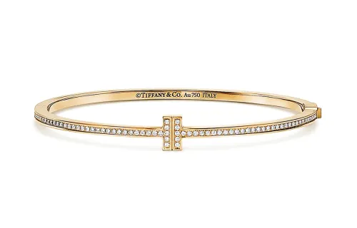 TIFFANY & CO. 18K Gold Bangles Unisex Gold