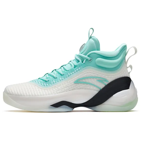 ANTA KT7 Basketball Shoes Men High-Top White Blue