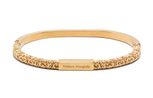 Maison Margiela Logo-engraved Cuff Bracelet