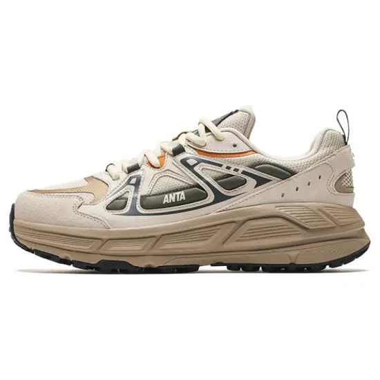 ANTA Engine Casual Shoes Men Low-Top Beige/Yellow