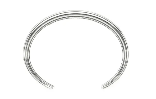 Bottega Veneta Bangles Unisex Silver