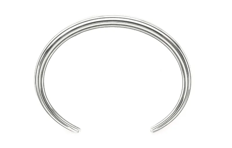 Bottega Veneta Bangles Unisex Silver