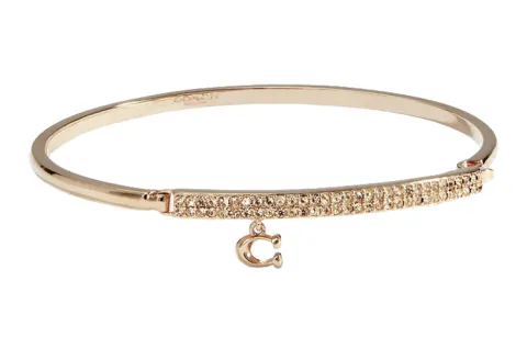 COACH Gold Plated Bangles Women's Rose Gold