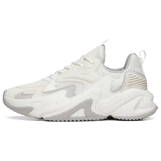 ANTA Walker 3.0 Casual Shoes Women's Low-Top Ivory White/Muddy Sand Grey/Night Mist Grey