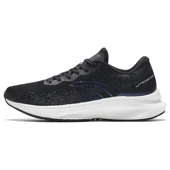 Anta Champion Running Shoes Lite Cushioning Anti-Slip And Wear-Resistant Low-Top Running Shoes Men's Black Purple White