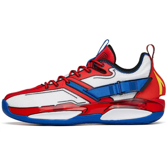 Anta GH3 Hayward GH3 Cushioned Slip Resistant Low Top Performance Basketball Shoes Men's White Blue Red
