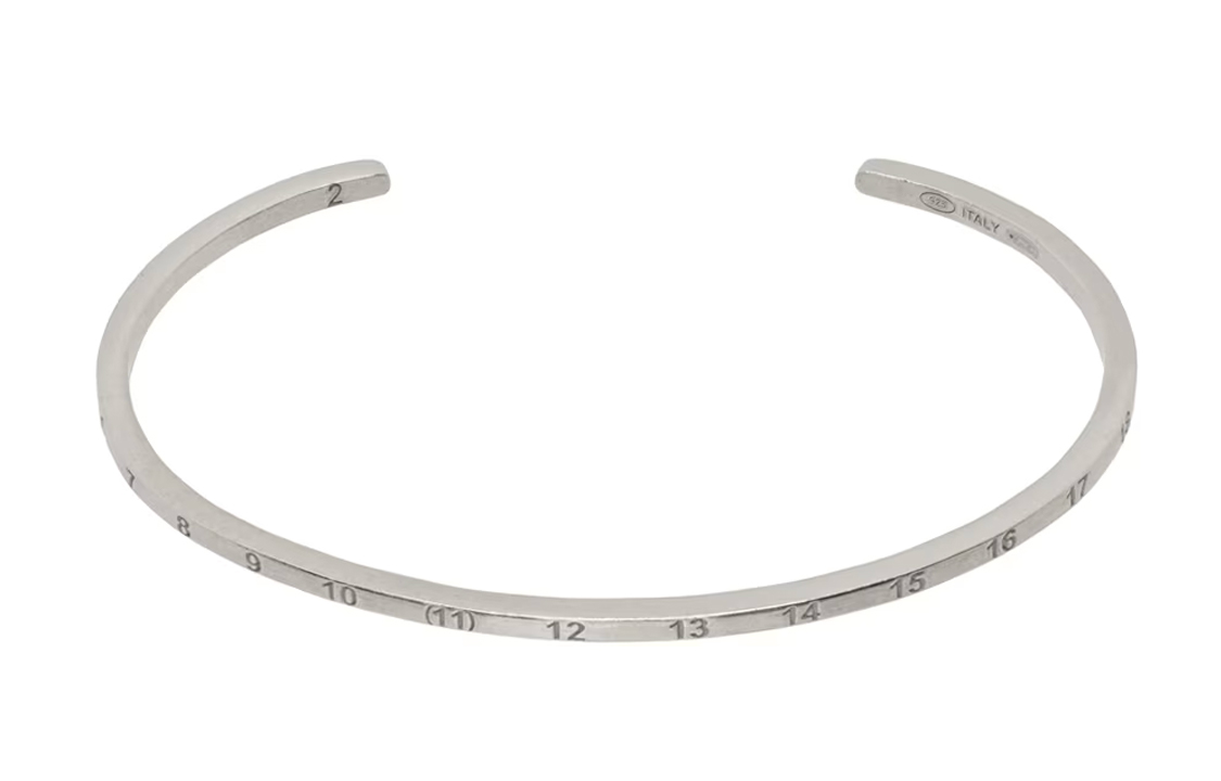 Maison Margiela 925 Sterling Silver Bangles Men's Silver